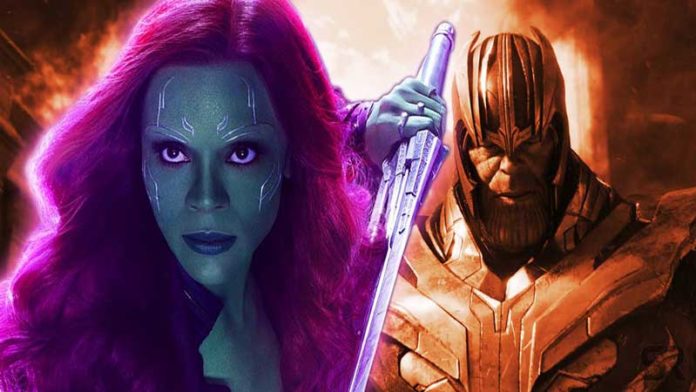 Thanos y Gamora