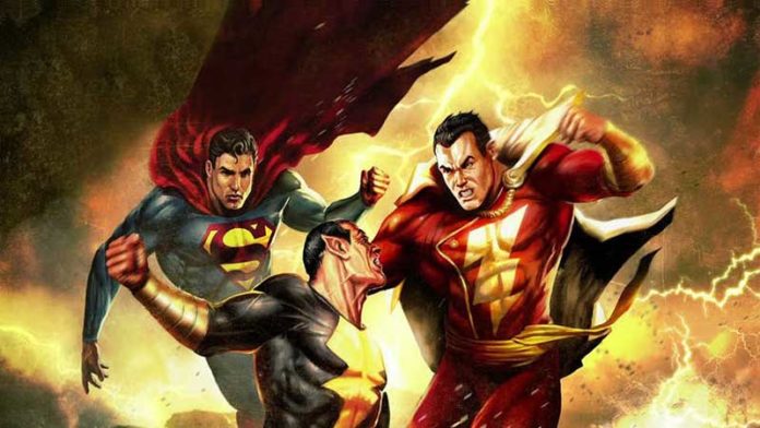 Black Adam vs Superman vs Shazan
