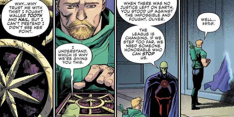 Green Arrow Puede destruir la Liga de la Justicia