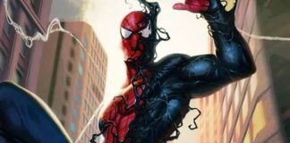 simbionte Venom Unido a Spider-man