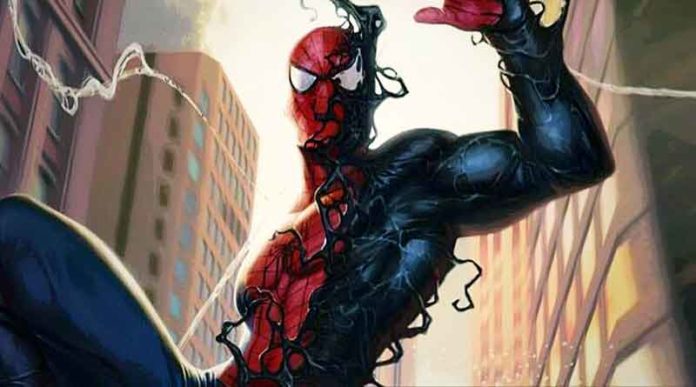 simbionte Venom Unido a Spider-man