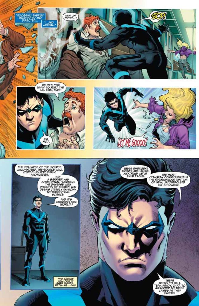 Nightwing y Liga de la Justicia
