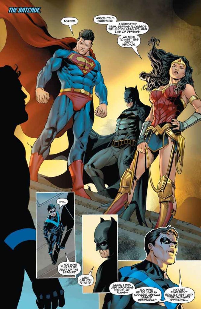 Nightwing y Liga de la Justicia