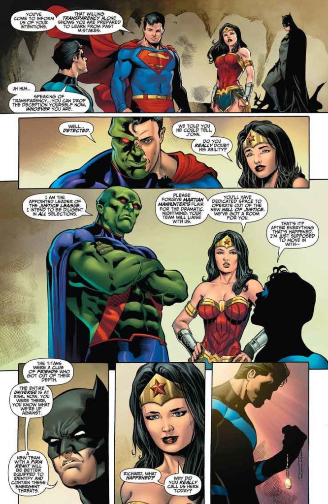 Nightwing y Liga de la Justicia