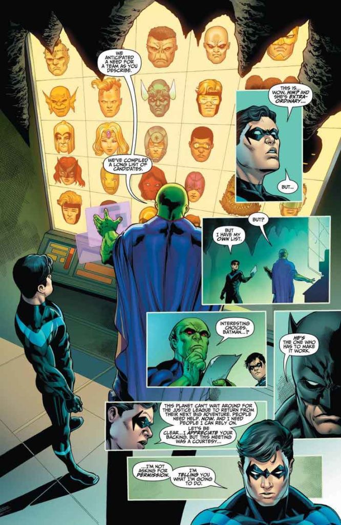 Nightwing y Liga de la Justicia