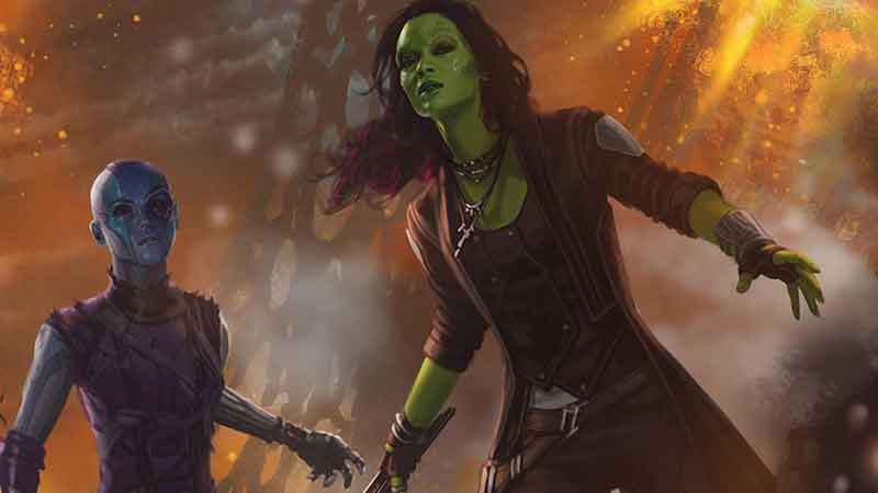 Gamora y nebula