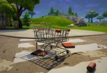Un jugador de Fortnite saca un absurdo truco con un carrito de compras