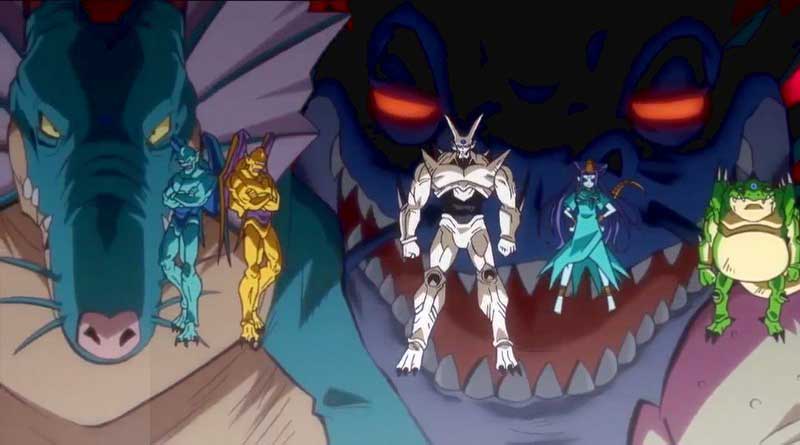 Omega Shenron y Shadow Dragons