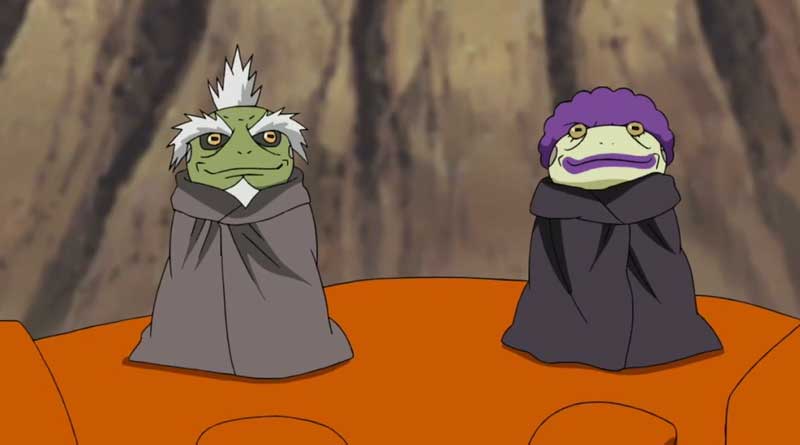 Shima y Fukasaku (Grandes Sapos Sabios)