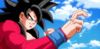 Episodio 1 de Dragon Ball Heroes: Goku Super Saiyan 4 vs Goku Super Saiyan Blue