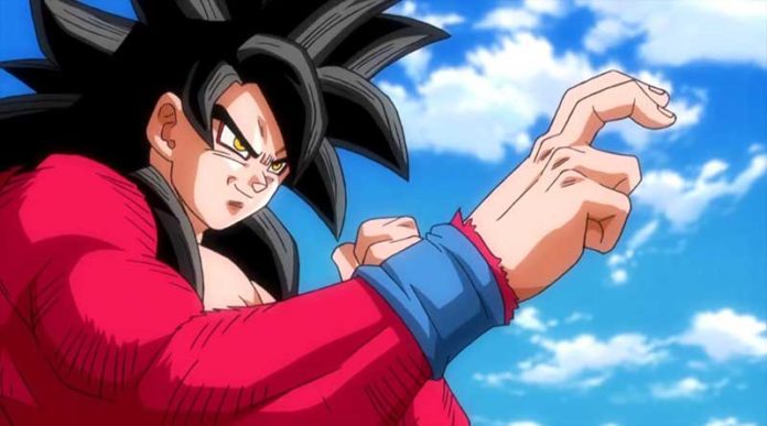 Episodio 1 de Dragon Ball Heroes: Goku Super Saiyan 4 vs Goku Super Saiyan Blue