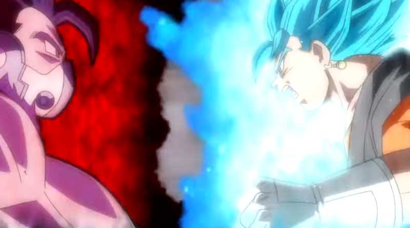 Vegito Blue Kaioken vs Evil Saiyan Dragon Ball Heroes