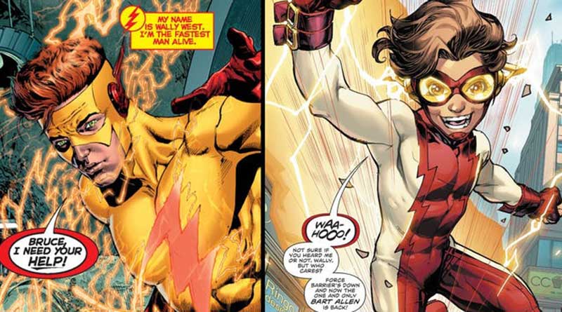 Wally West y Bart Allen