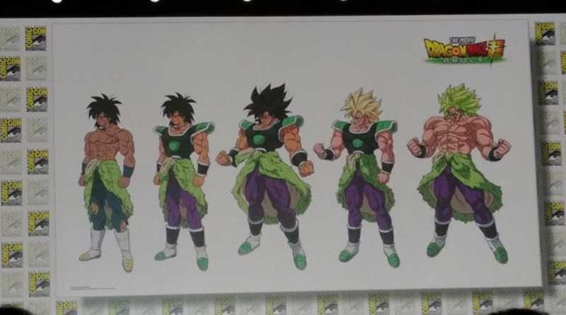 Dise&ntilde;os de Broly para la pelicula DBS Broly y transformaciones
