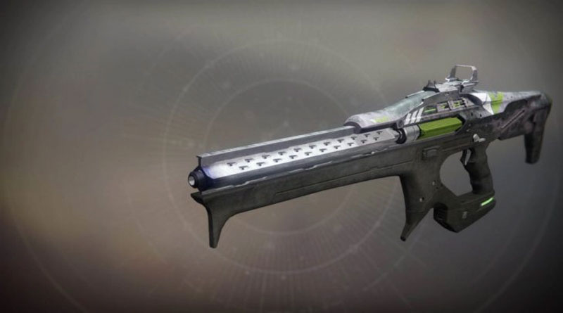 Agregado en Curse of Osiris, el fusil de fusi&oacute;n lineal Crooked Fang-4SR es una de las mejores fusiones lineales del juego.