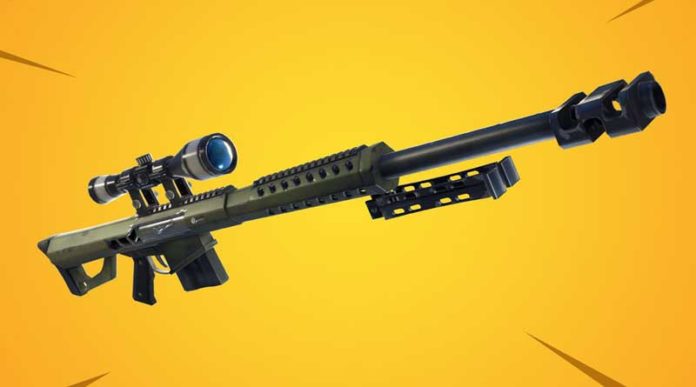 Fortnite agrega rifle de francotirador pesado con nueva actualización de contenido