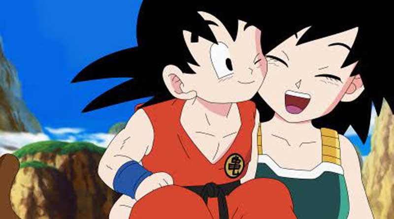 Goku y su madre Gine