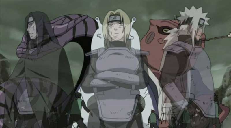 Jiraiya es uno de los Sannin Legendarios