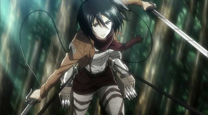 Attack on titan trajo un momento desesperante para Mikasa