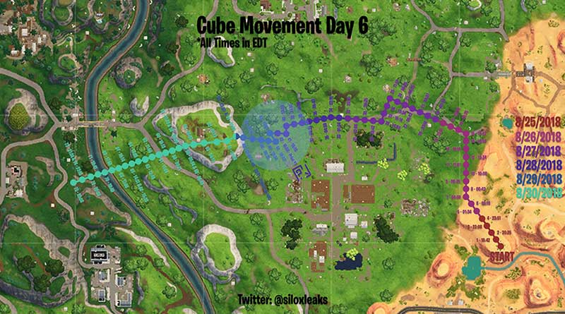 Cubo de Fortnite: De Loot Lake a Lava Lake