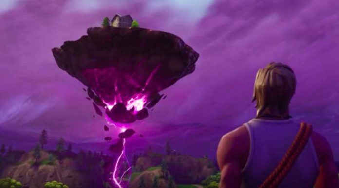 La Isla Flotante de Fortnite se trasladó a áreas corruptas