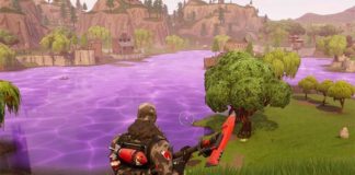 Cubo Fortnite se disuelve en el Lago Loot y hace cambios de superficie