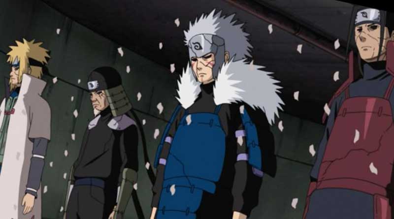 Orochimaru revive los Cuatro Kages