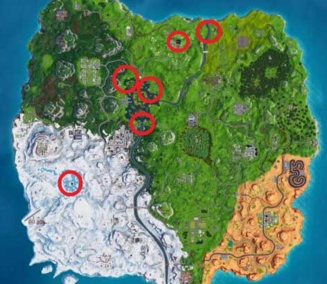 Fortnite: nidos de ganso acu&aacute;tico