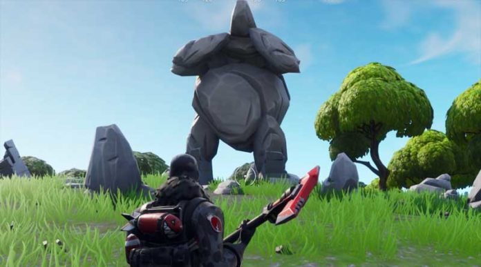 Fortnite: misteriosa formación rocosa se está moviendo